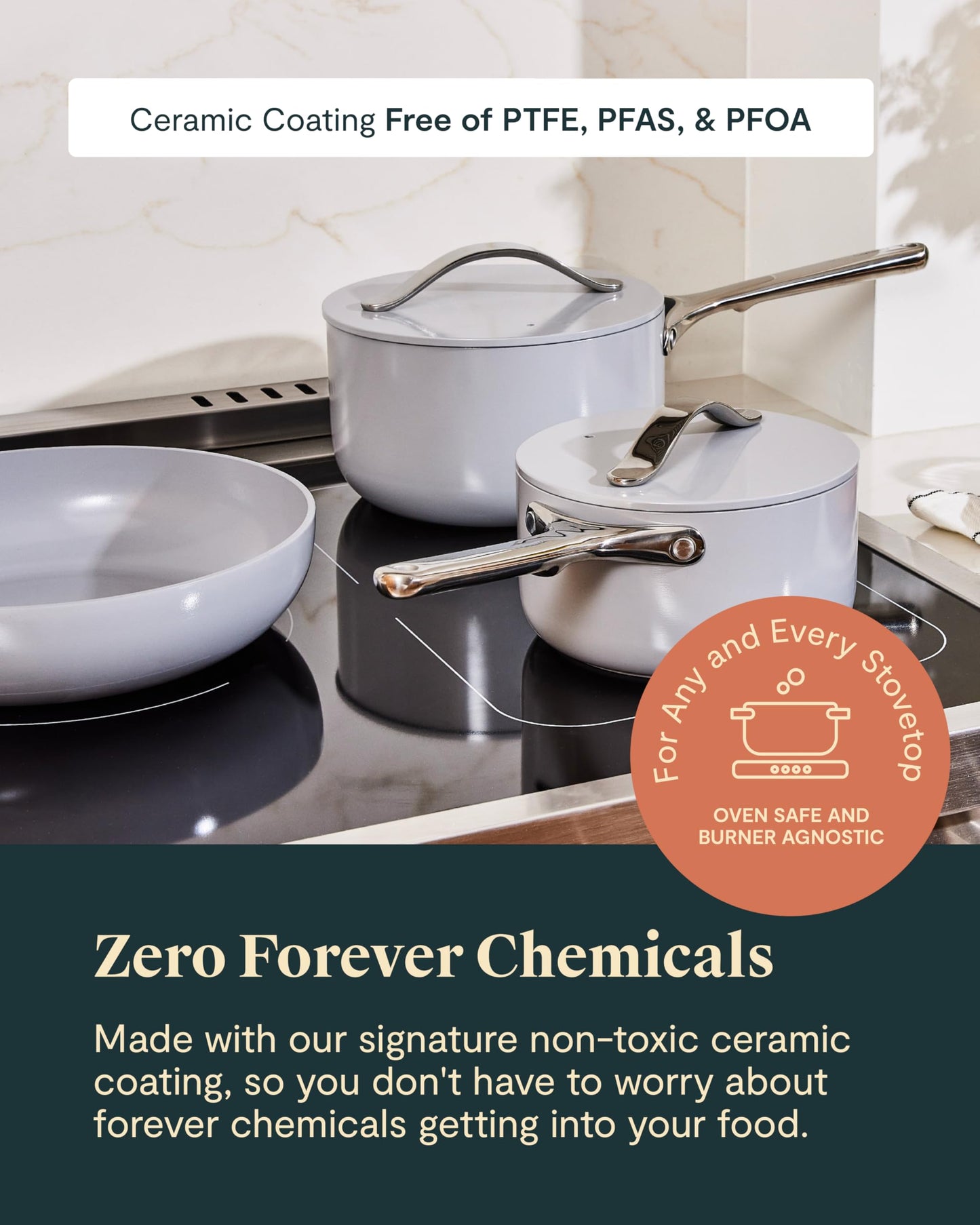 Caraway 12-Piece Non-Toxic Ceramic Cookware Set