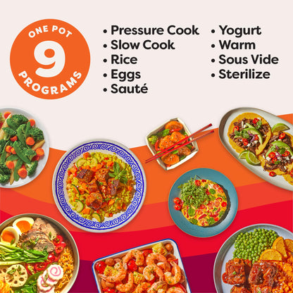 Instant Pot Duo Plus 9-in-1 Multicooker for Effortless, Healthy Meals, 6 Qt